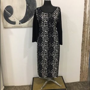 DE COLLECTION Black/cream Dress
